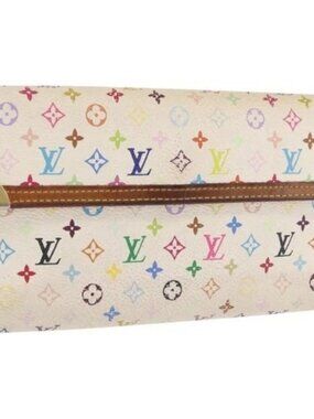 LOUIS VUITTON Multicolor Porte Tresor International Wallet M92659 Auth BA10304